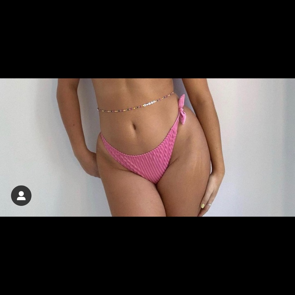 Dippin Daisy Purple Ribbed Swimwear bottoms